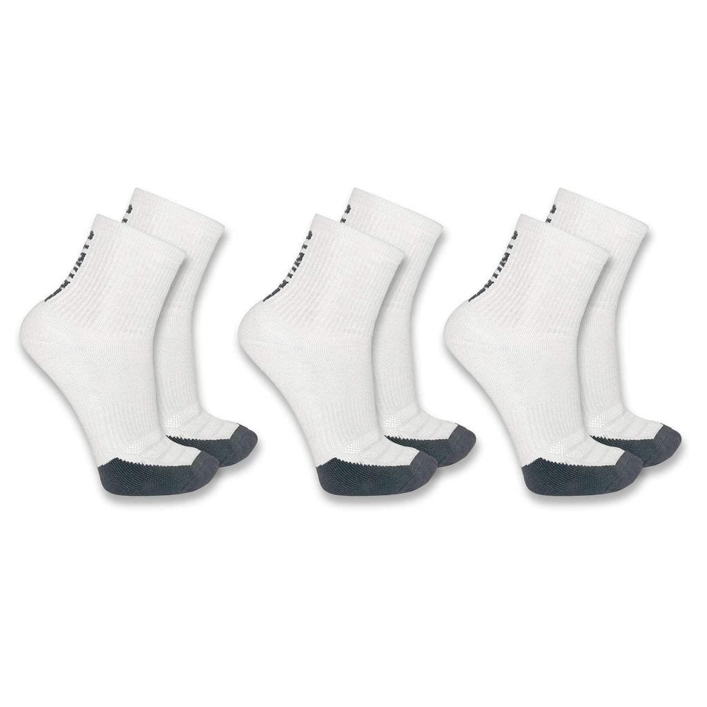 Carhartt force® midweight logo short crew sock 3-pack