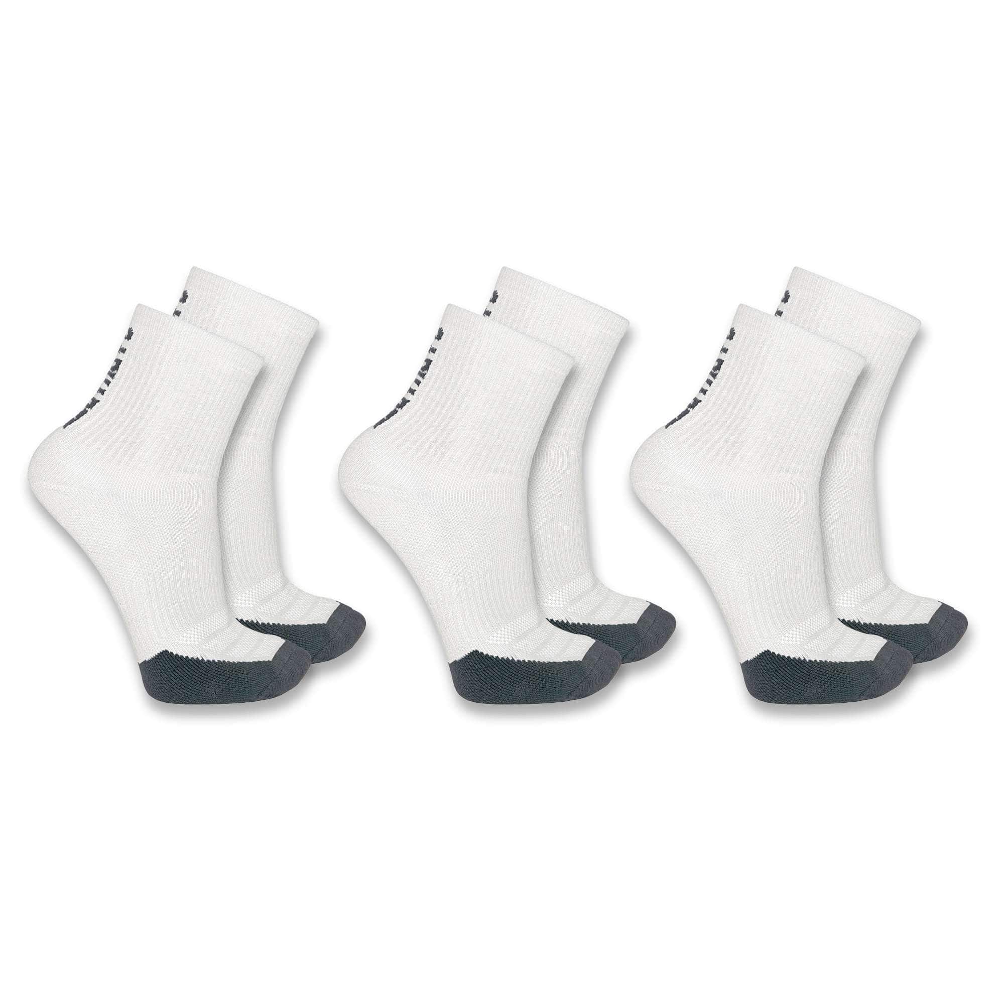 Carhartt force® midweight logo short crew sock 3-pack