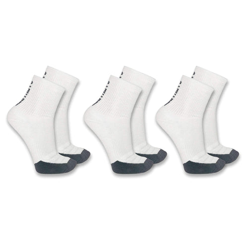 Carhartt force® midweight logo short crew sock 3-pack