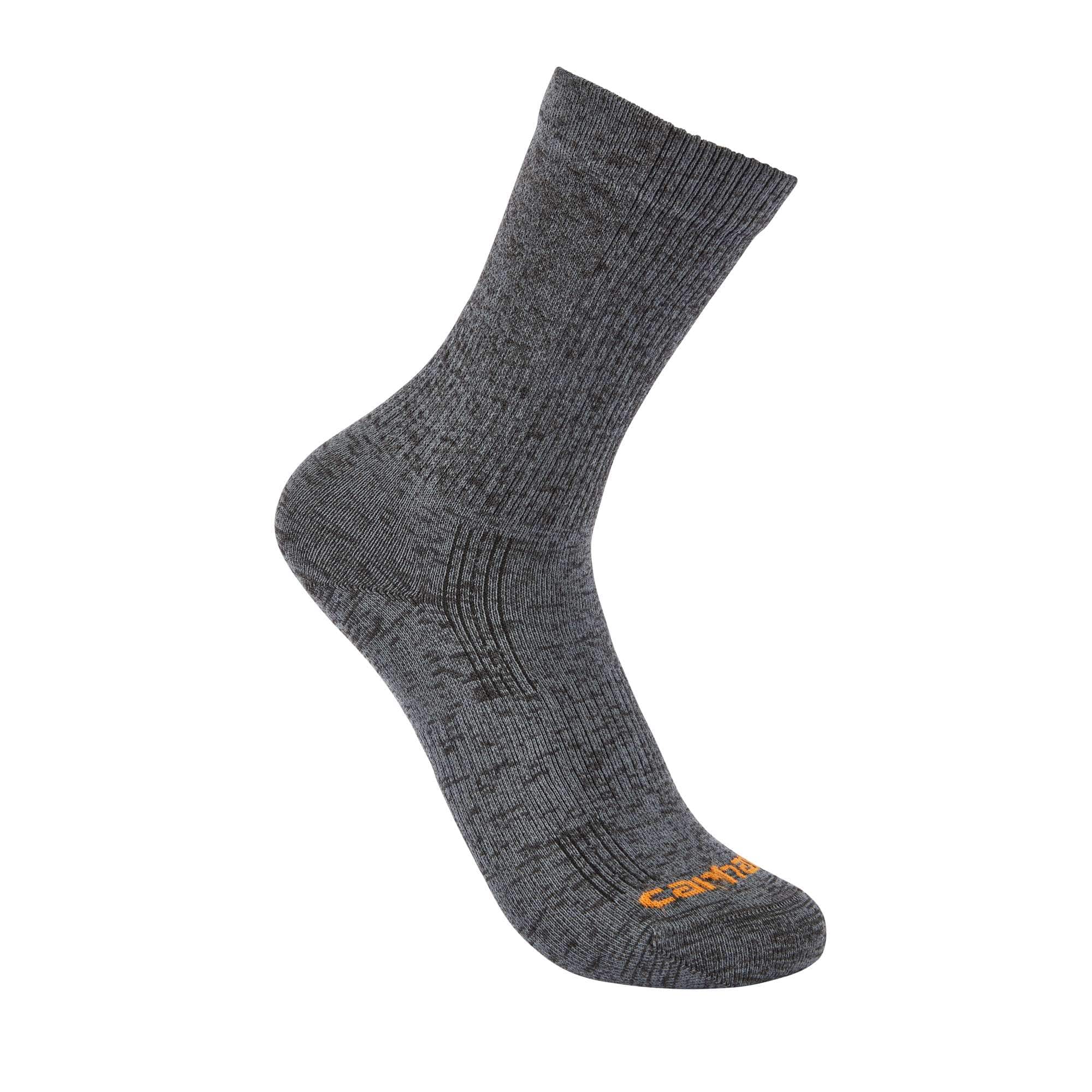 Women's lightweight durable nylon-synthetic blend
short crew sock