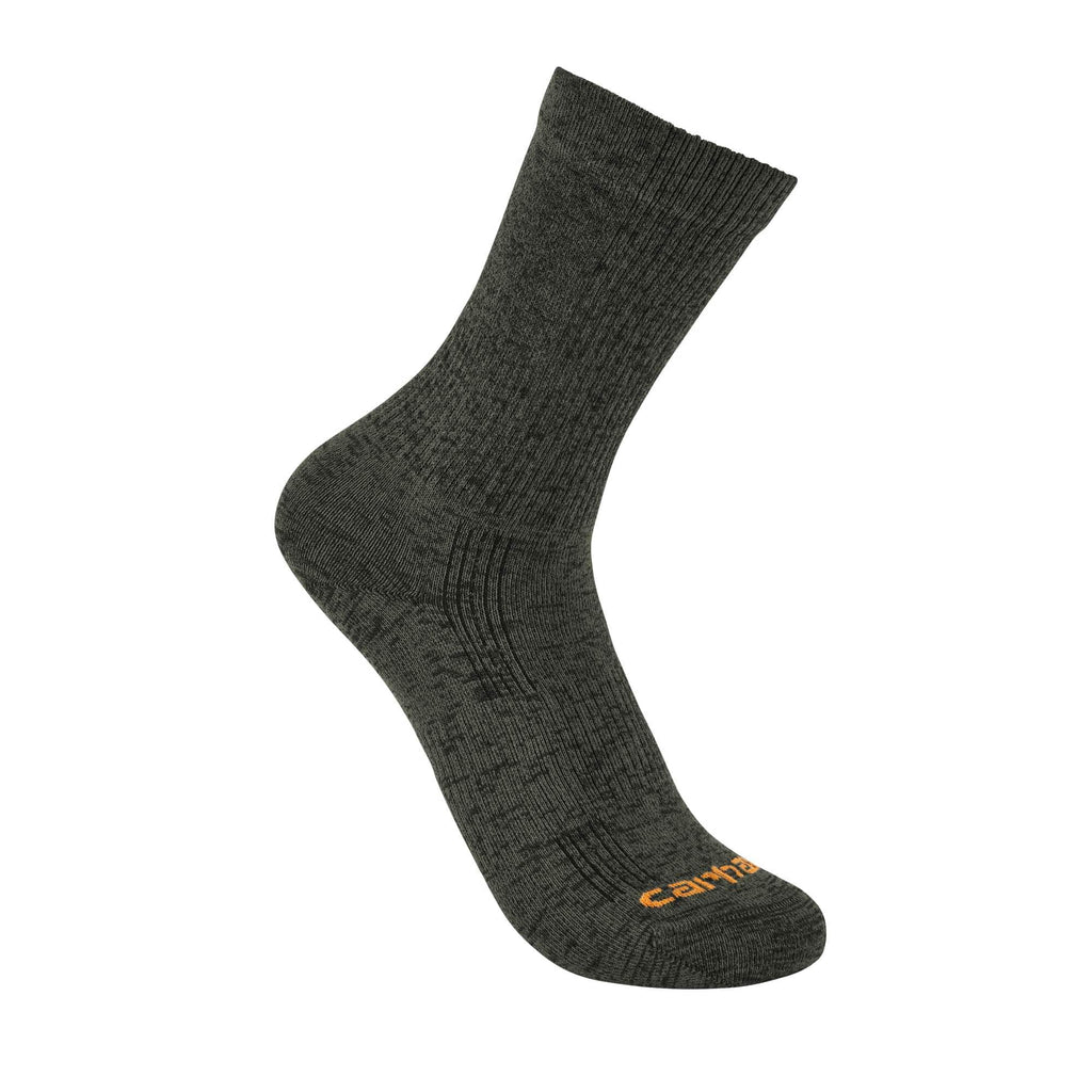 Women's lightweight durable nylon-synthetic blend
short crew sock