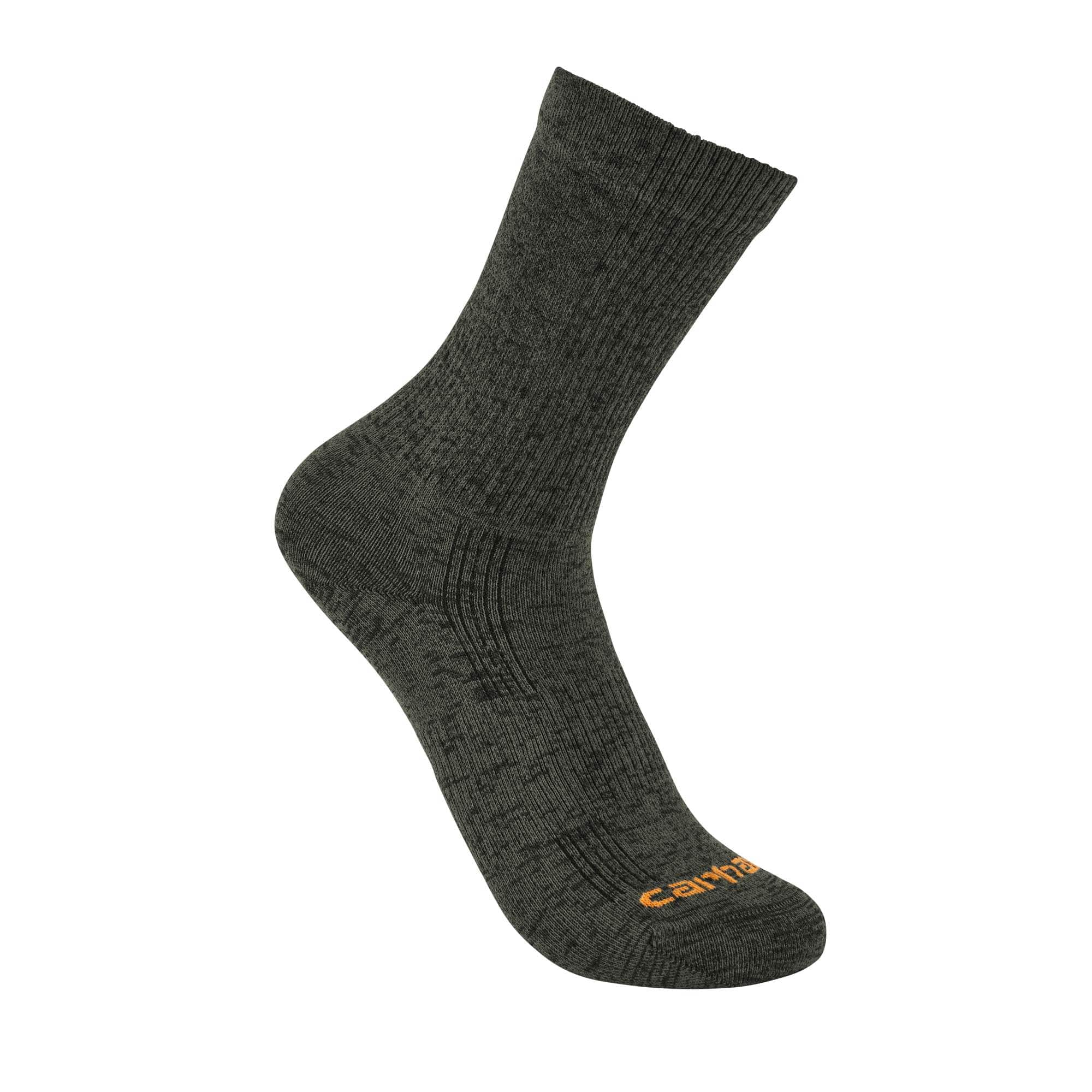 Women's lightweight durable nylon-synthetic blend
short crew sock