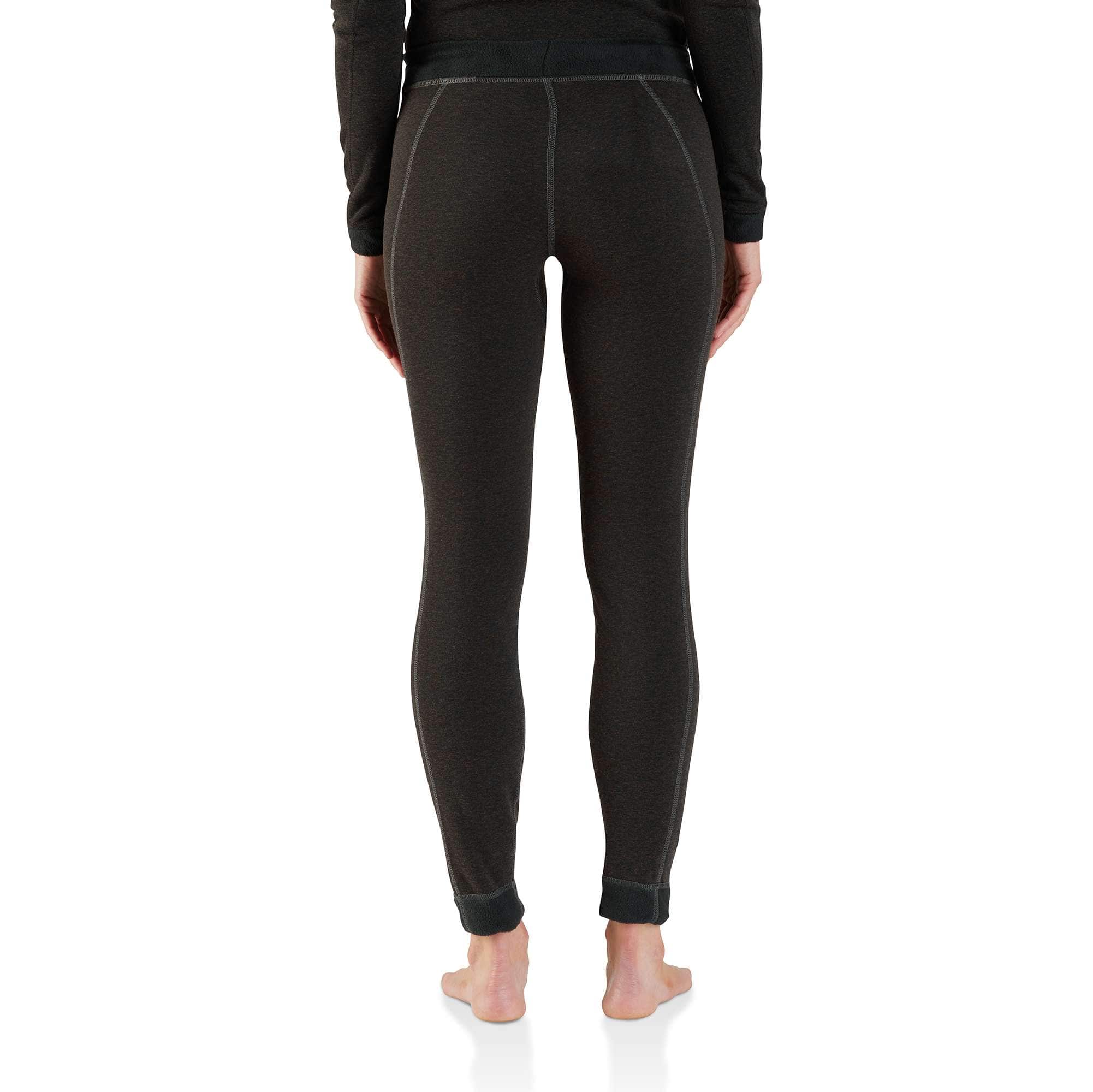 Women's base layer thermal leggings - carhartt force® - heavyweight - synthetic wool-blend fleece