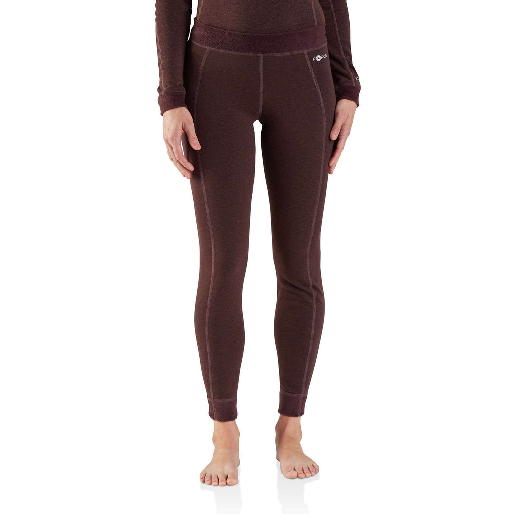 Women's base layer thermal leggings - carhartt force® - heavyweight - synthetic wool-blend fleece