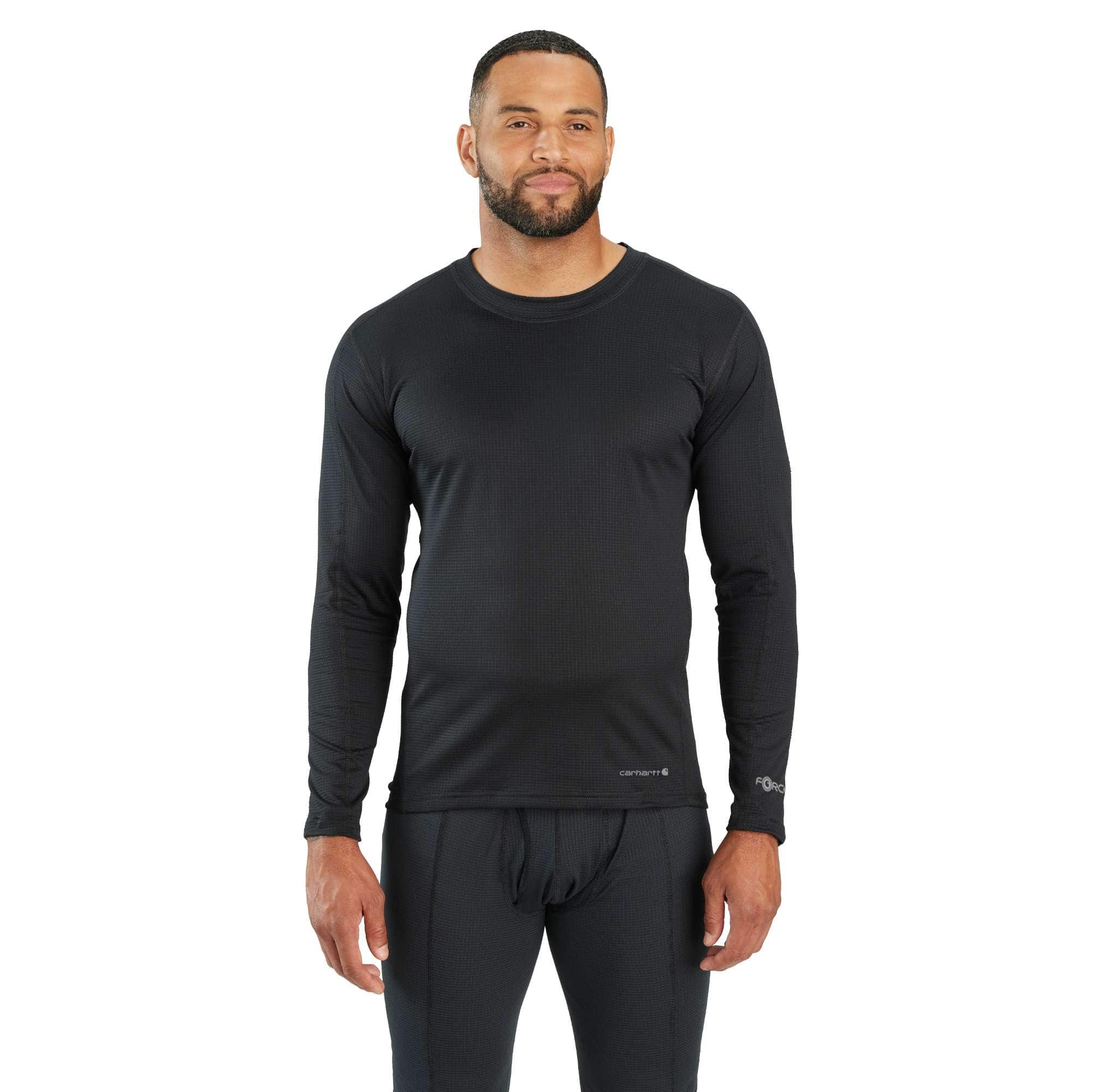 Men's base layer thermal shirt - carhartt force® - lightweight - stretch grid