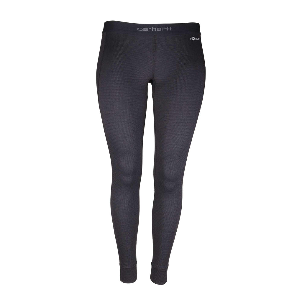 Women's carhartt force® midweight waffle base layer pant