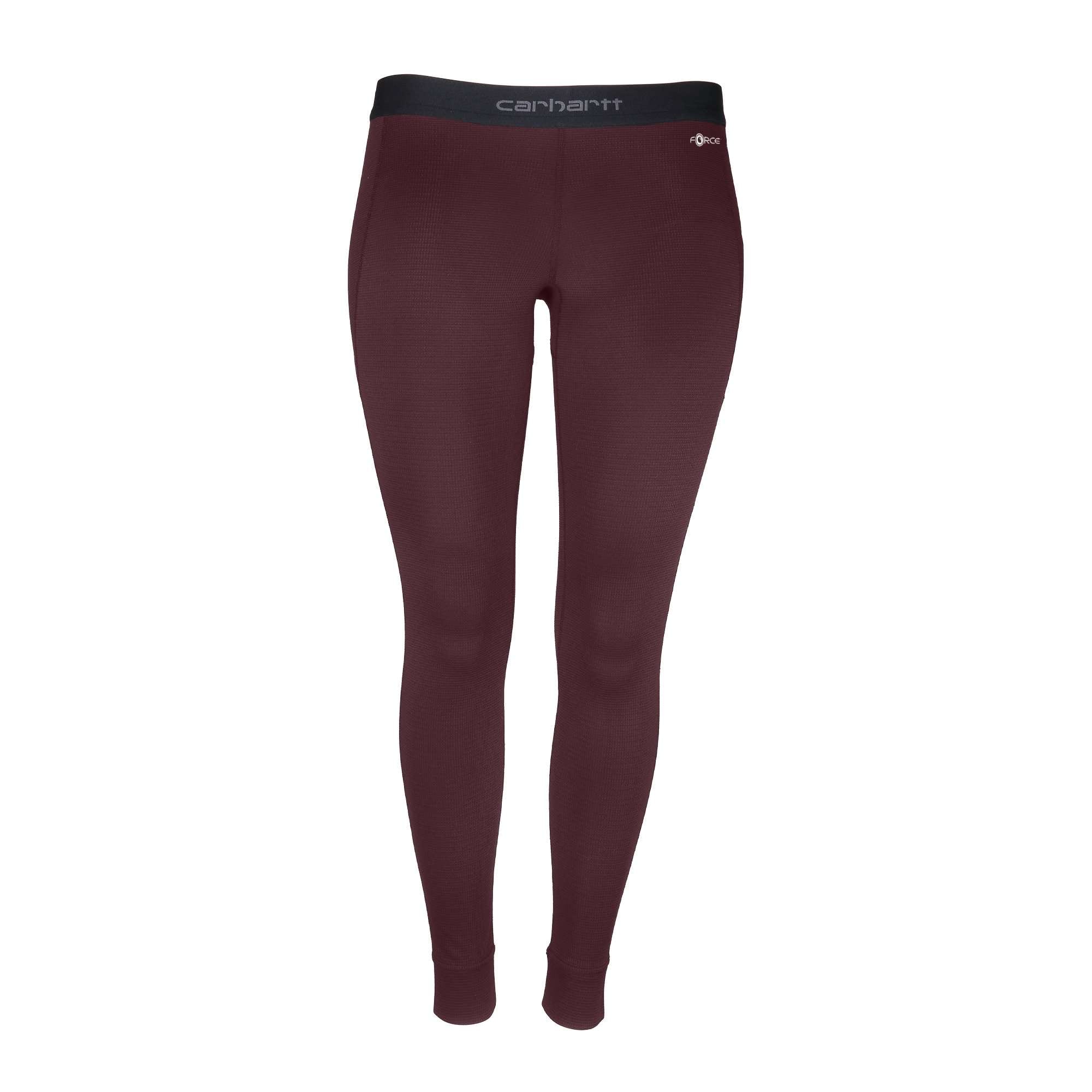 Women's carhartt force® midweight waffle base layer pant