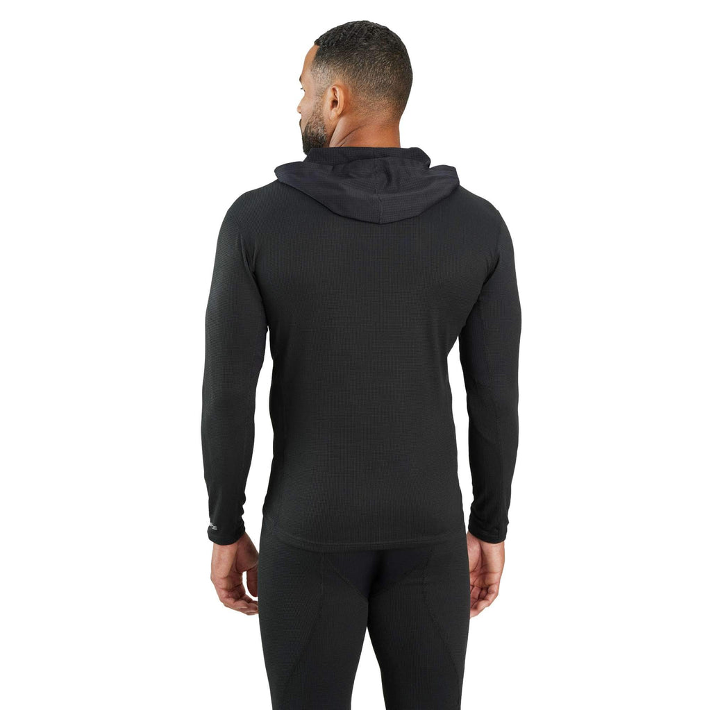 Force midweight micro-grid base layer hoodie