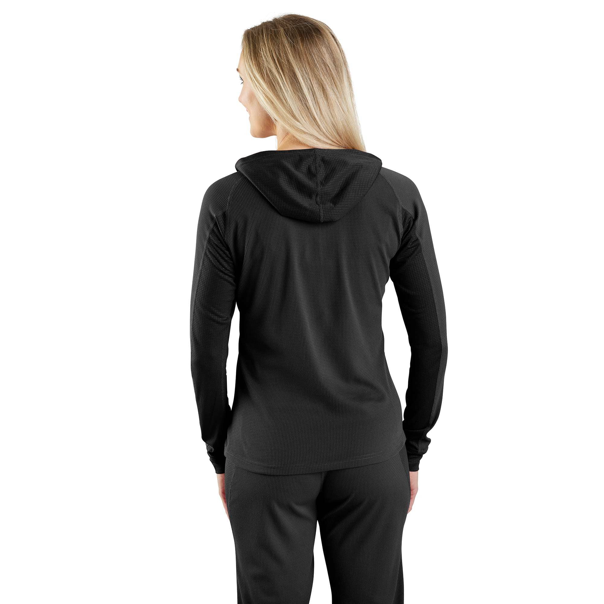 Women's carhartt force® midweight micro-grid base layer hoodie