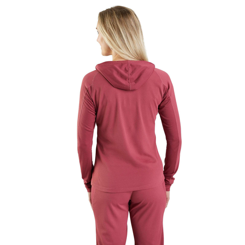 Women's carhartt force® midweight micro-grid base layer hoodie
