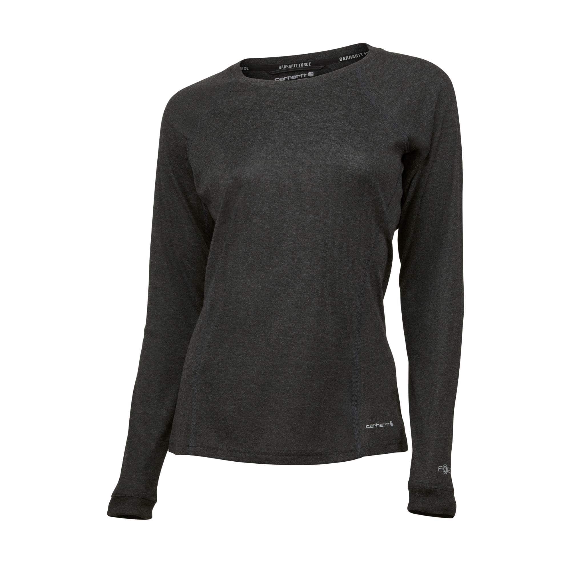 Women's force midweight stretch base layer crewneck