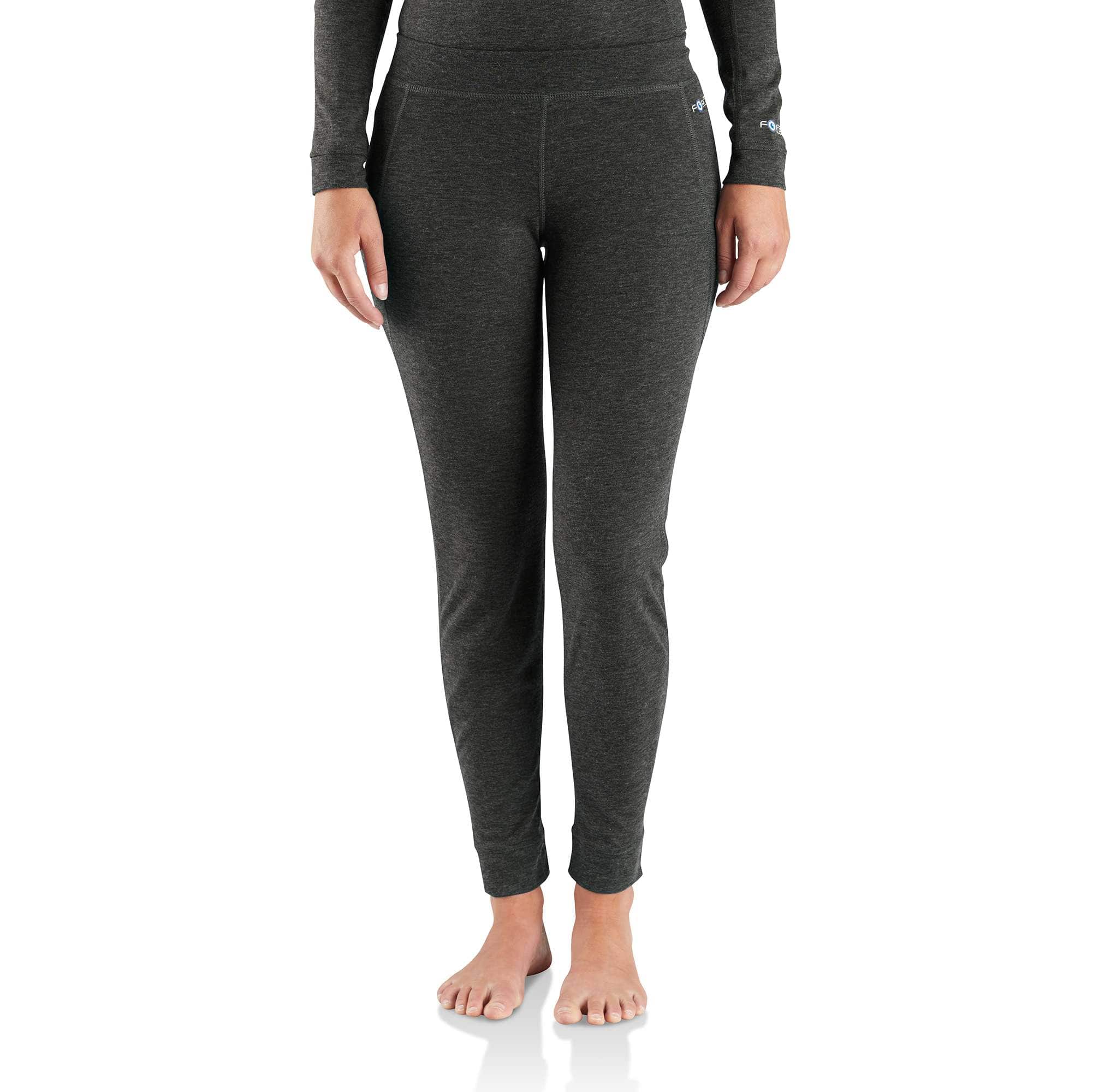Women's base layer thermal leggings - carhartt force® - midweight - poly-wool